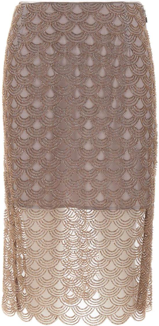 26SS 로테이트 롱 스커트 1156352751 TAUPE