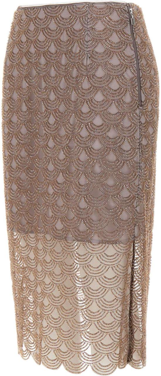 26SS 로테이트 롱 스커트 1156352751 TAUPE - ROTATE