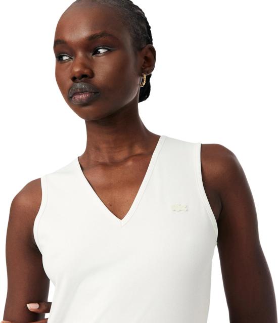 26SS 라코스테 롱 원피스 EF243270V WHITE - LACOSTE