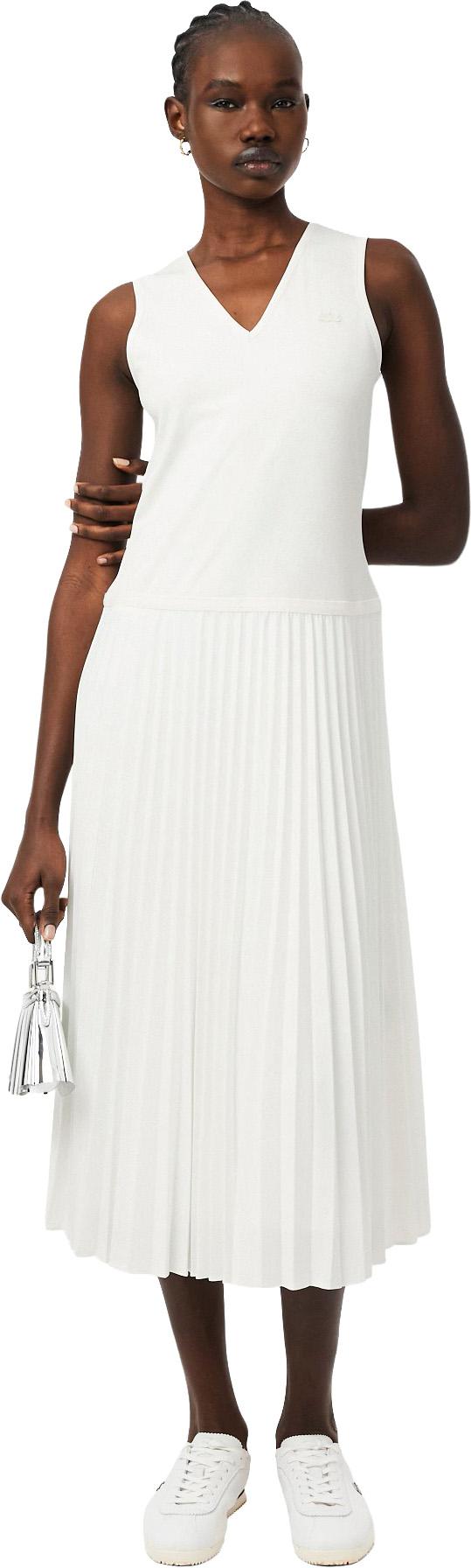 26SS 라코스테 롱 원피스 EF243270V WHITE - LACOSTE