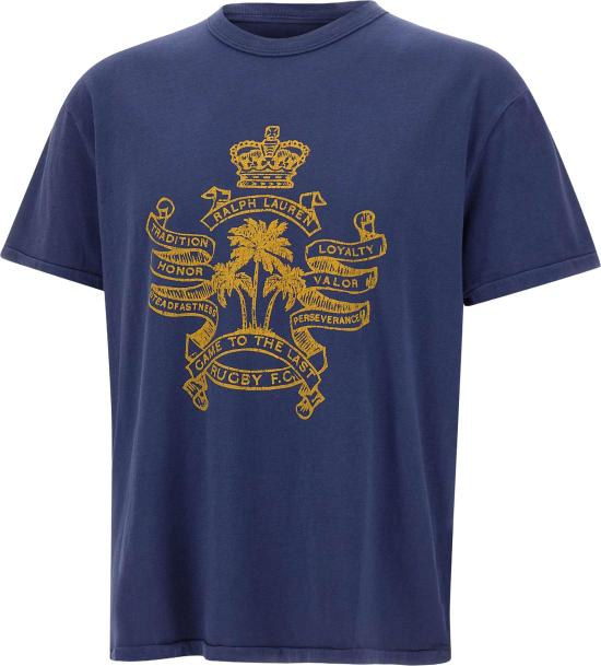 26SS 랄프 로렌 반팔 티셔츠 710B13523001 NAVY