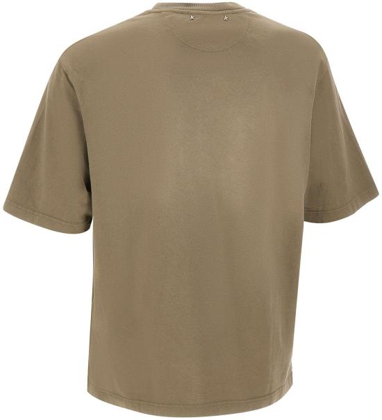 26SS 골든구스 반팔 티셔츠 GUP01873P00237915878 DONKERGREEN - GOLDEN GOOSE