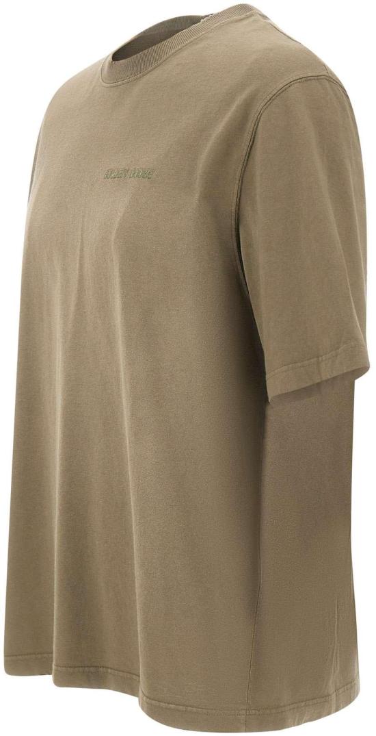 26SS 골든구스 반팔 티셔츠 GUP01873P00237915878 DONKERGREEN - GOLDEN GOOSE