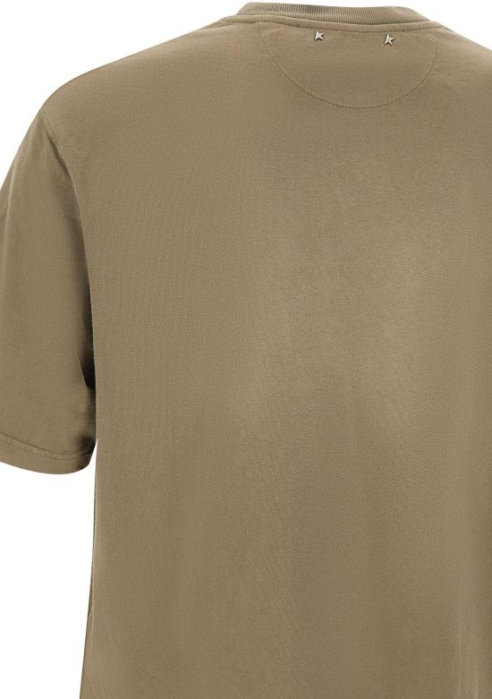 26SS 골든구스 반팔 티셔츠 GUP01873P00237915878 DONKERGREEN - GOLDEN GOOSE