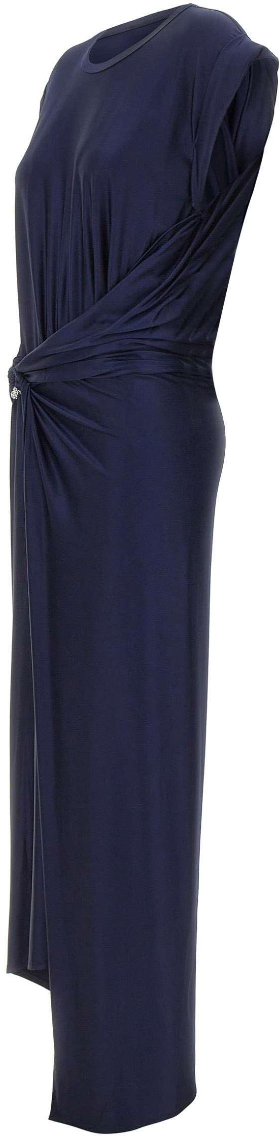 26SS 파코라반 롱 원피스 26PJR0843VI0267P481 NAVY - PACO RABANNE