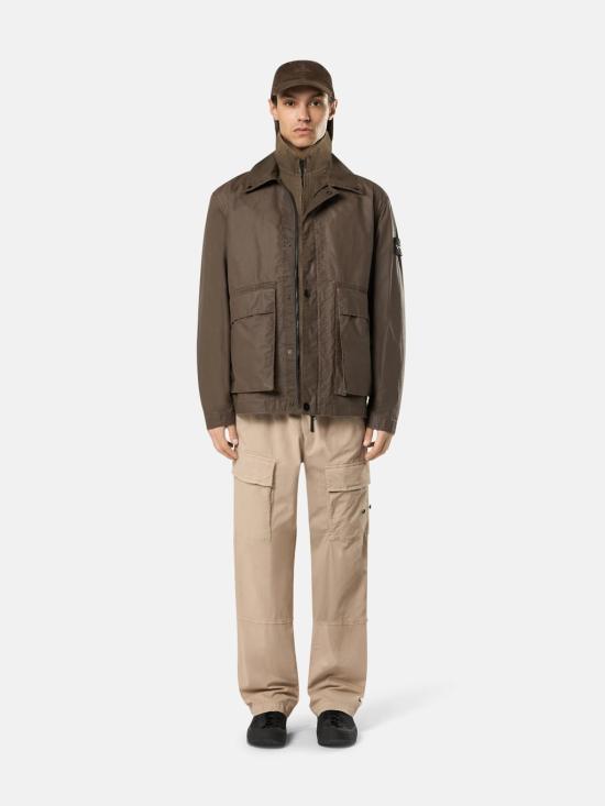 26SS 스톤 아일랜드 가죽 자켓 L1S15 4100054 S0290 V007C UMBER DOM - STONE ISLAND