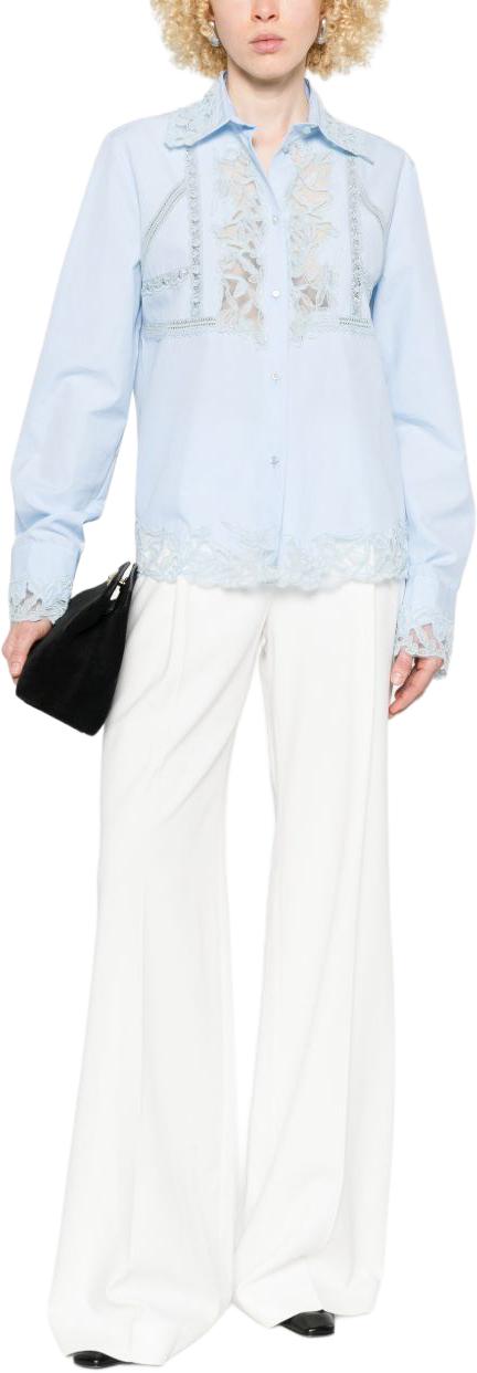 26SS 에르마노 설비노 블라우스 D482K745APWGF54105 LICHTBLUE - ERMANNO SCERVINO