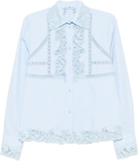 26SS 에르마노 설비노 블라우스 D482K745APWGF54105 LICHTBLUE