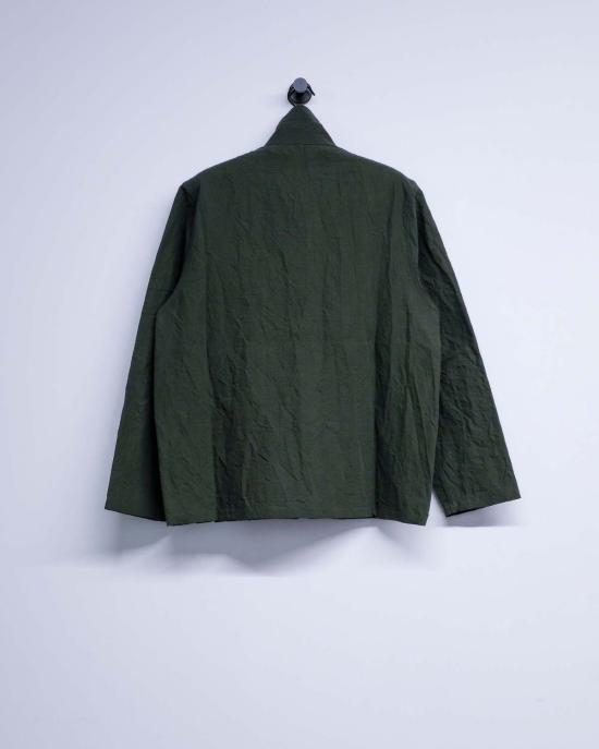  맨틀 봄버 자켓 맨 Tle R20 S3 우드랜드 린넨 트랙 셔츠 - MAN-TLE