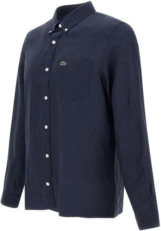 26SS 라코스테 긴팔 셔츠 CH5692 NAVY - LACOSTE