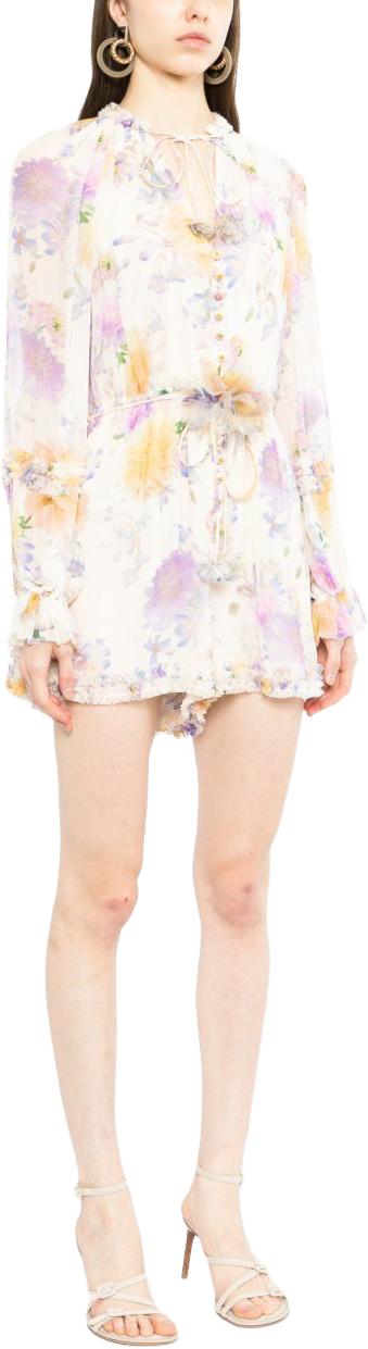 26SS 짐머만 숏 원피스 8154YS261CRDA WHITE - ZIMMERMANN