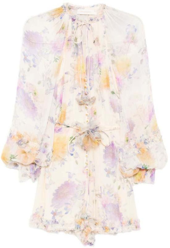 26SS 짐머만 숏 원피스 8154YS261CRDA WHITE