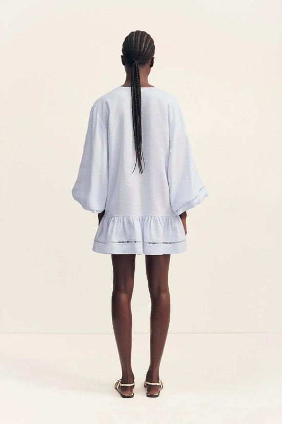  Shona Joy 숏 원피스 쇼나 조이 토미 벌룬 슬리브 미니 드레스 스카이 - OTHER BRANDS