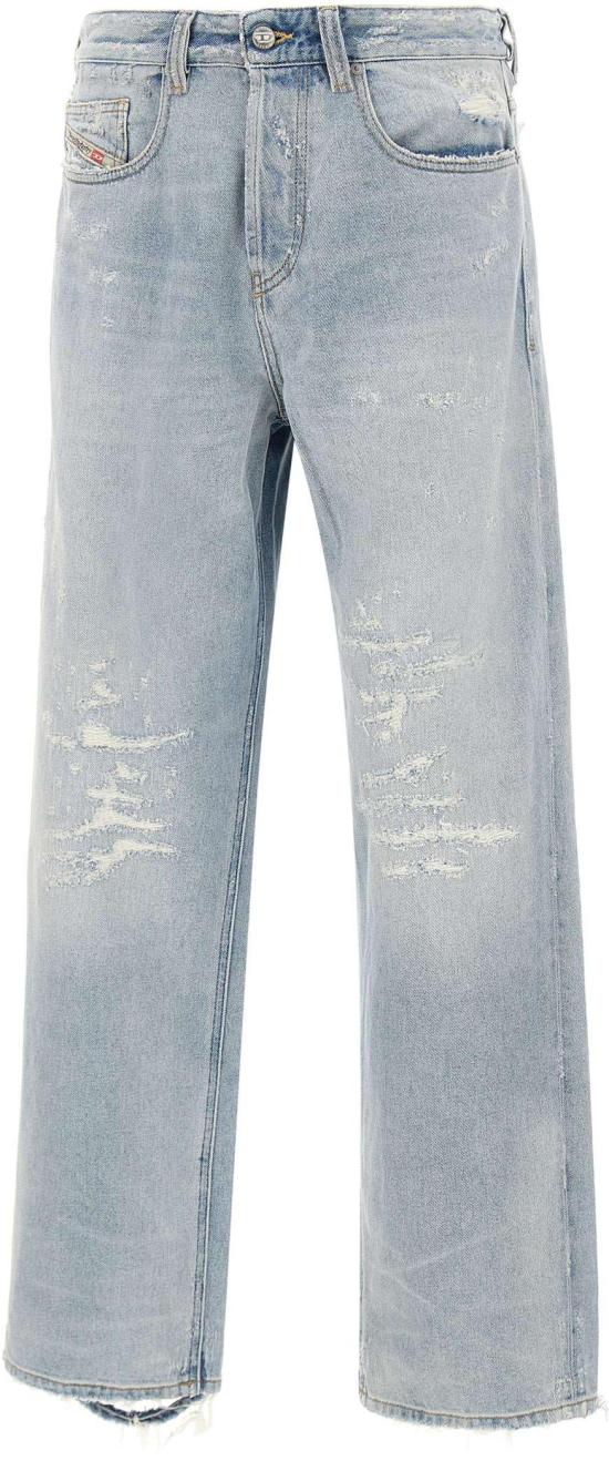 25FW 디젤 2001 D 매크로 릴렉스 핏 데님 팬츠 A1159809M5301 LICHTBLUE