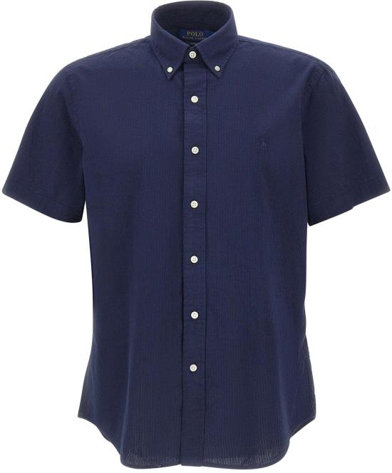 26SS 랄프 로렌 반팔 셔츠 710906575003 NAVY