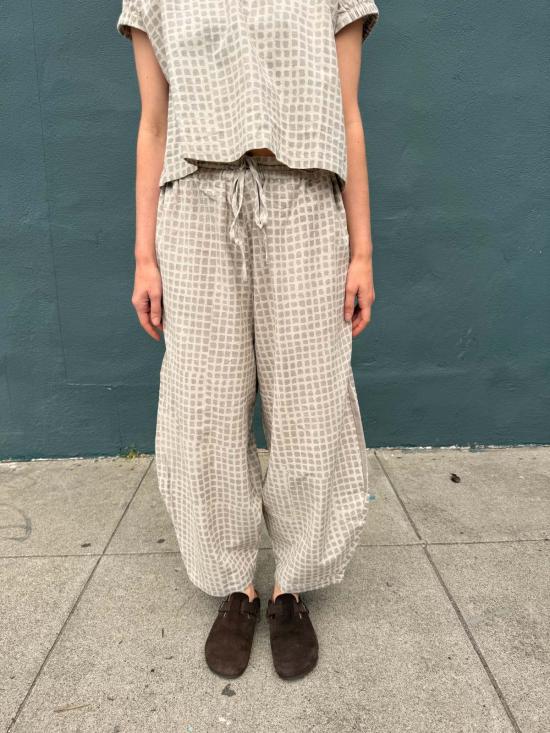  해피 프렌치 갱 팔라초 팬츠 마리우스 그레이 스몰 스퀘어 - HAPPY FRENCH GANG