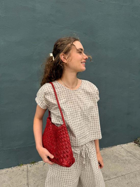  해피 프렌치 갱 팔라초 팬츠 마리우스 그레이 스몰 스퀘어 - HAPPY FRENCH GANG