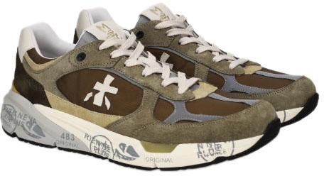 26SS 프리미아타 스니커즈 MASE25VAR8022MILITARYGREENBROWN DONKERGREEN - PREMIATA