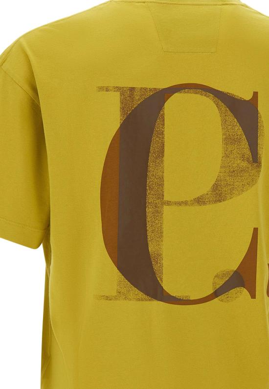 26SS 씨피 컴퍼니 반팔 티셔츠 20CMTS087A005100W246 LIME - C.P. COMPANY