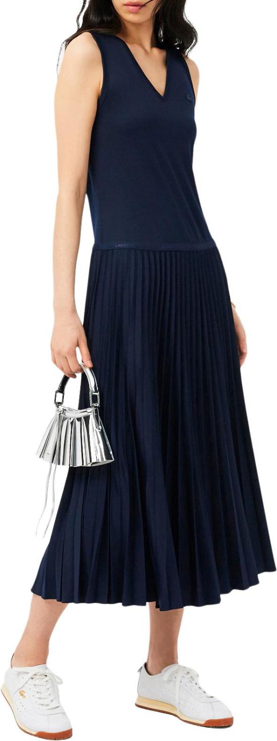 26SS 라코스테 롱 원피스 EF2432166 NAVY - LACOSTE