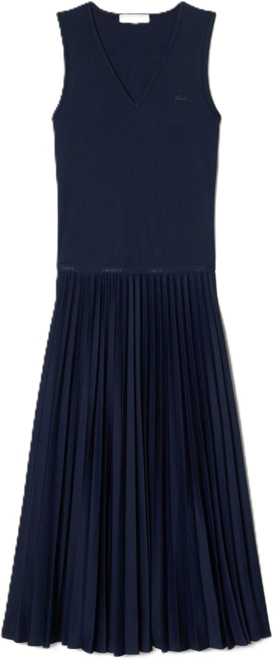 26SS 라코스테 롱 원피스 EF2432166 NAVY