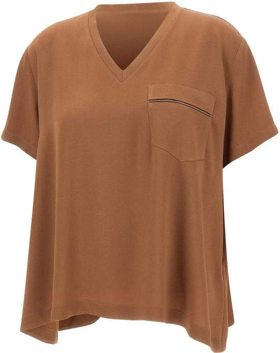26SS 파비아나 필리피 반팔 티셔츠 TPD266F283L7801268 BEIGE