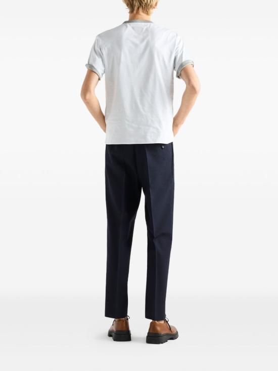 26SS 프라다 리버시블 코튼 티셔츠 UJN9601801 S OOOF0AV1 - PRADA