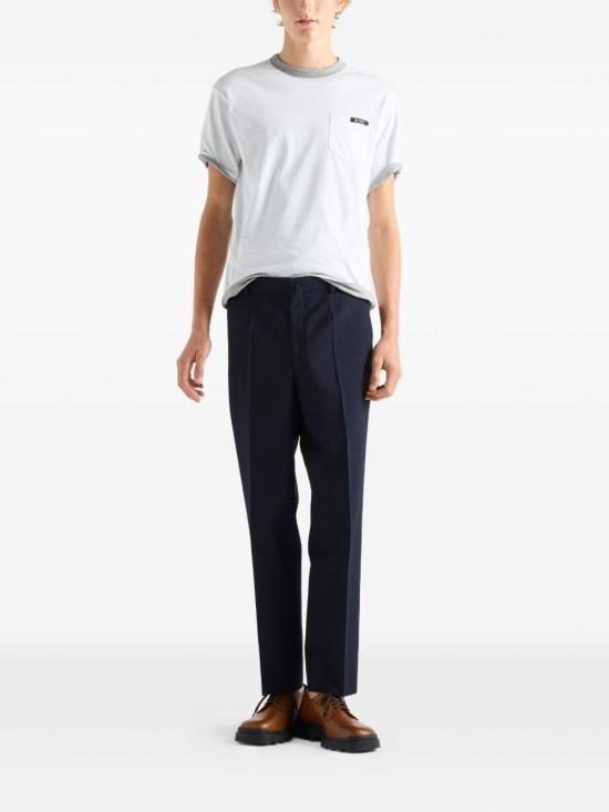 26SS 프라다 리버시블 코튼 티셔츠 UJN9601801 S OOOF0AV1 - PRADA