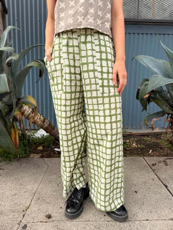  해피 프렌치 갱 팔라초 팬츠 행복한 프랑스 갱단 오마르 바지 - HAPPY FRENCH GANG