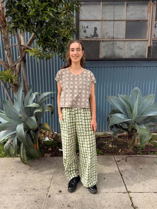  해피 프렌치 갱 팔라초 팬츠 행복한 프랑스 갱단 오마르 바지 - HAPPY FRENCH GANG