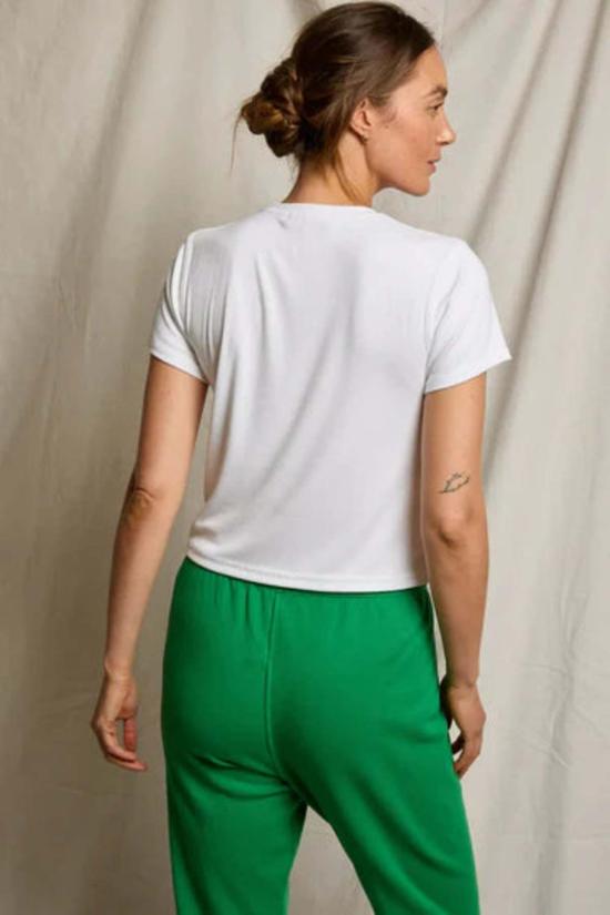  퍼펙트 화이트 티 반팔 티셔츠 피츠 립 박시 티 화이트 - PERFECT WHITE TEE
