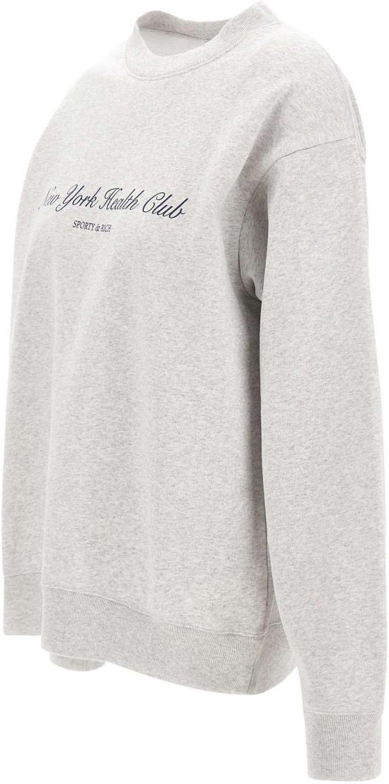 26SS 스포티앤리치 스웨터 ST07166043GY03HEATHGRAY LICHTGREY - SPORTY & RICH