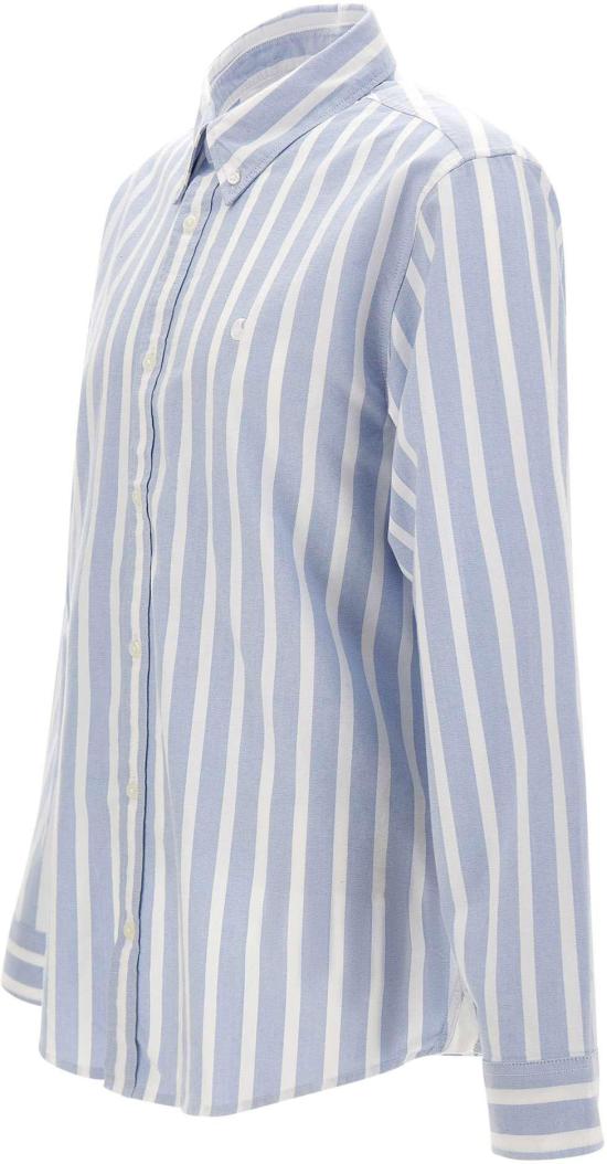 26SS 칼하트 롱슬리브 데븐 스트라이프 셔츠 I0361983JBXX LICHTBLUE - CARHARTT