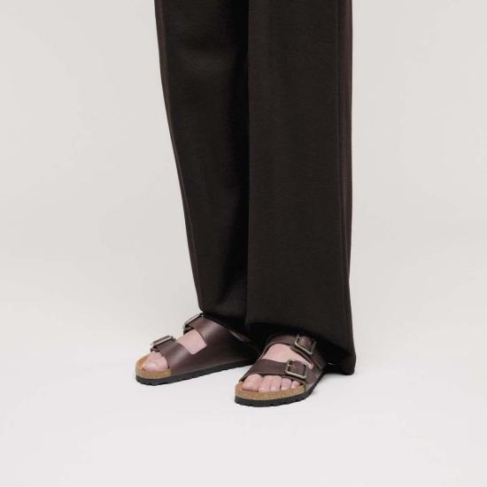  버켄스탁 뮬/슬리퍼 애리조나 와이어 버클 가죽 레귤러 - BIRKENSTOCK