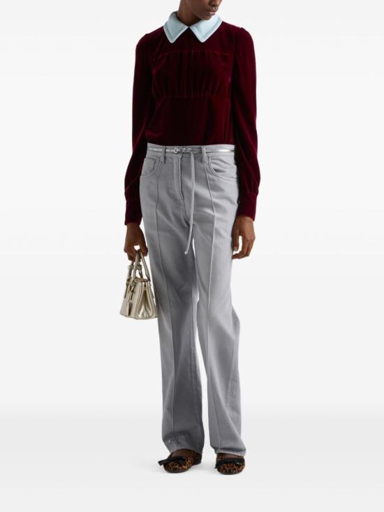 26SS 프라다 폴로 티셔츠 P958N178Y S OOOF0041 Bordeaux - PRADA