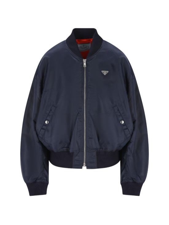 26SS 프라다 봄버 자켓 29X26516IC S WMOF0008 Dark blue - PRADA