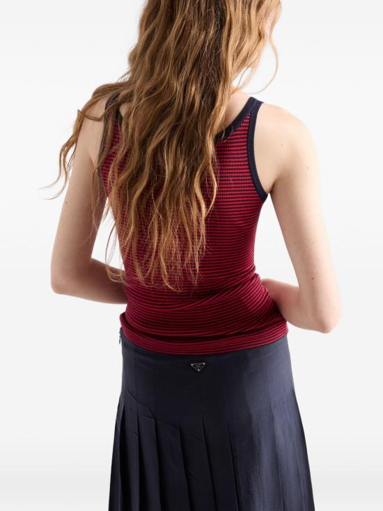 26SS 프라다 민소매 티셔츠 P29A1O19BV S WMOF059F - PRADA