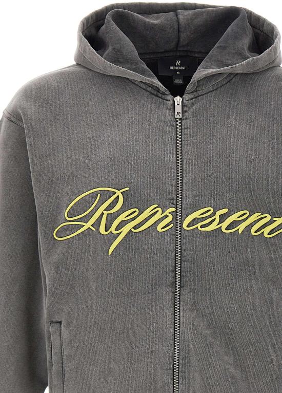 25FW 리프레젠트 후드 티셔츠 MLM10002547 DONKERGREY - REPRESENT