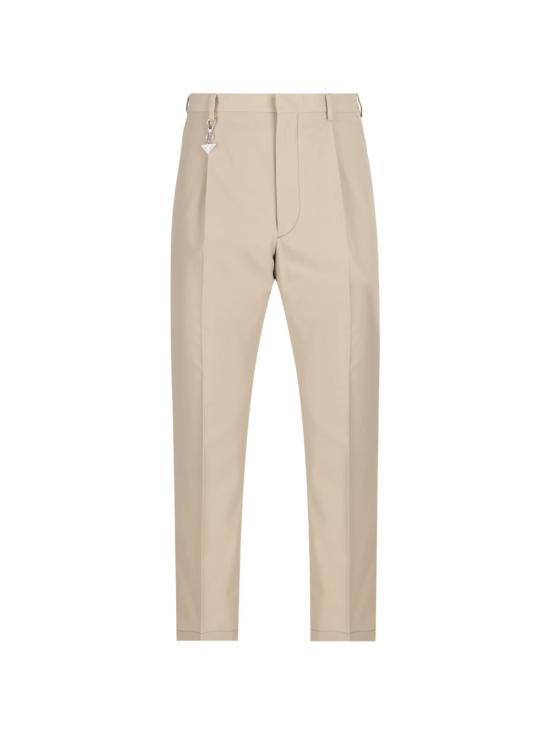 26SS 프라다 수트 팬츠 UP041919AM S OOOF0036 Beige - PRADA