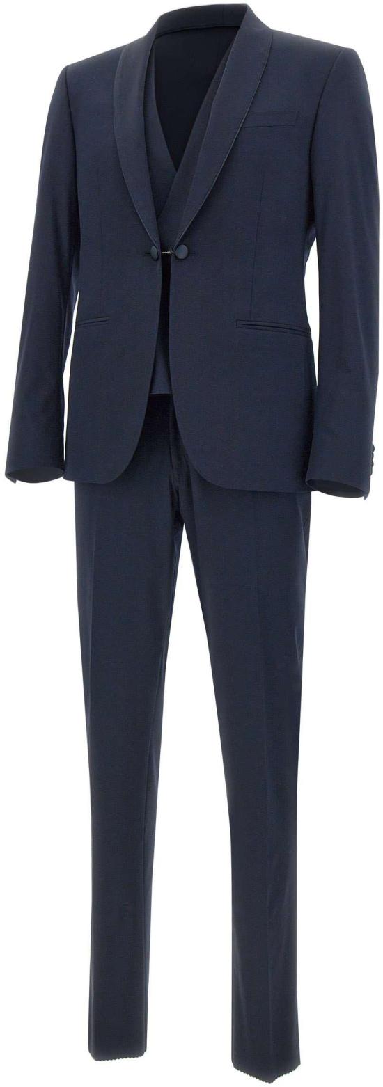 25SS 꼬르넬리아니 수트 세트 258T5325985060018R NAVY