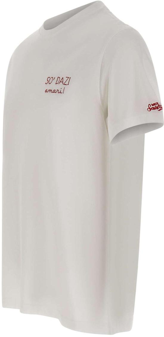 26SS 세인트바쓰 반팔 티셔츠 POT000100163L WHITE - MC2 SAINT BARTH