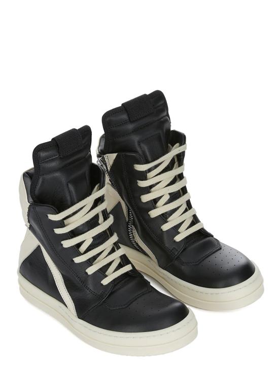 26SS [키즈] 릭 오웬스 스니커즈 BG01F3897LMU 911 Black - RICK OWENS