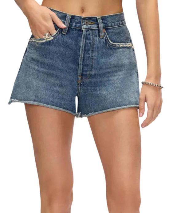  리던 데님 숏팬츠 Re/Done A Frame Short Sonoma Indigo - RE/DONE