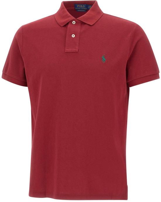26SS 랄프 로렌 폴로 티셔츠 710680784516 MAROON