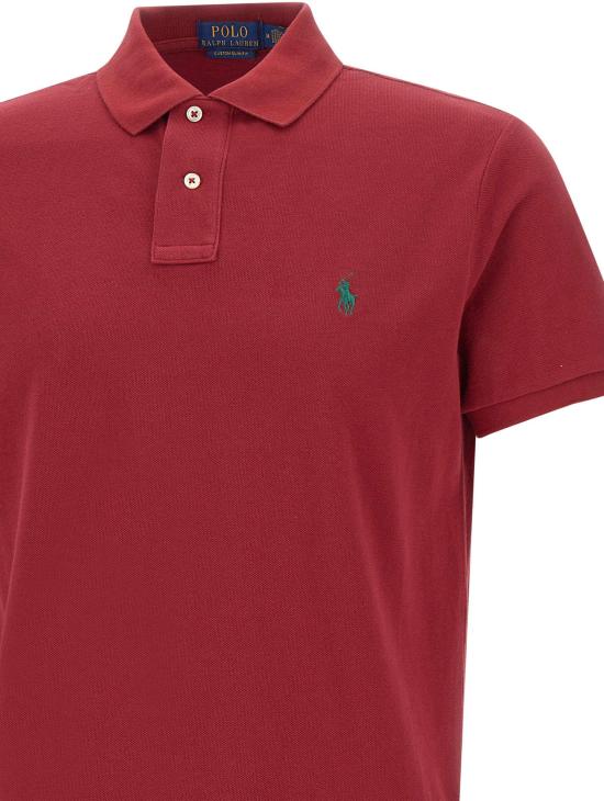 26SS 랄프 로렌 폴로 티셔츠 710680784516 MAROON - RALPH LAUREN