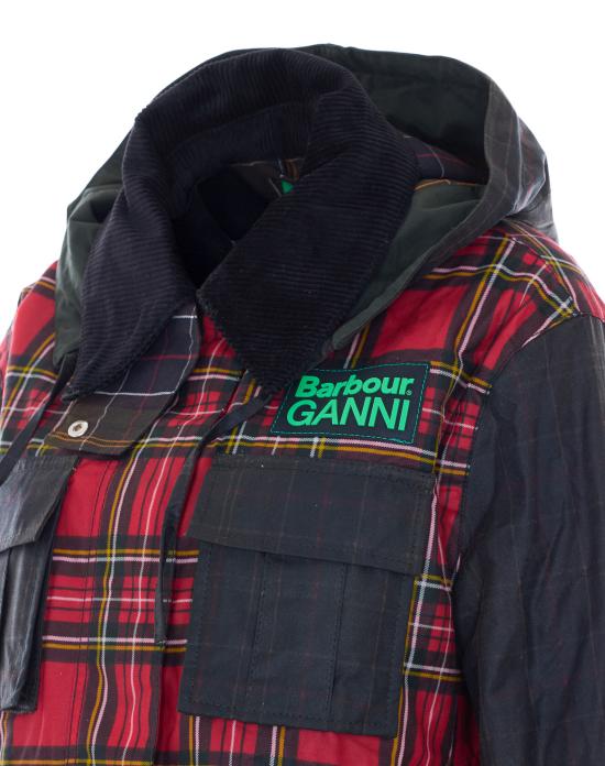 26SS 바버 X 가니 자켓 LWX1524 TN11 Black - BARBOUR X GANNI