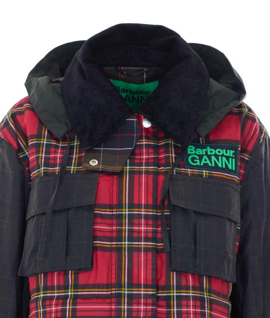 26SS 바버 X 가니 자켓 LWX1524 TN11 Black - BARBOUR X GANNI