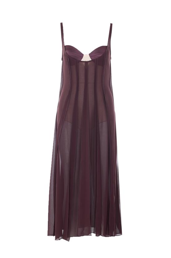 26SS 엘리자베타프랜치 롱 원피스 AB93462E2 644 Brown
