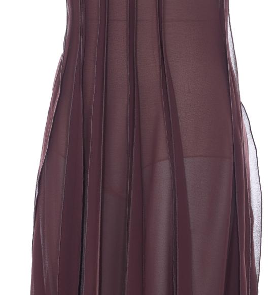26SS 엘리자베타프랜치 롱 원피스 AB93462E2 644 Brown - ELISABETTA FRANCHI