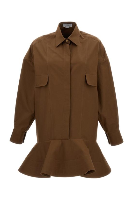 26SS 스텔라 맥카트니 숏 원피스 6A06803HU1752200 Brown